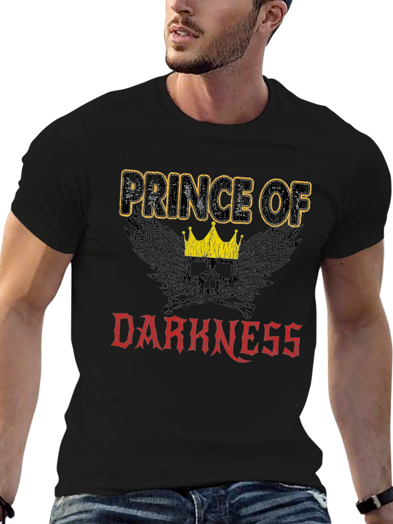 Prince of Darkness Black Graphic Tee