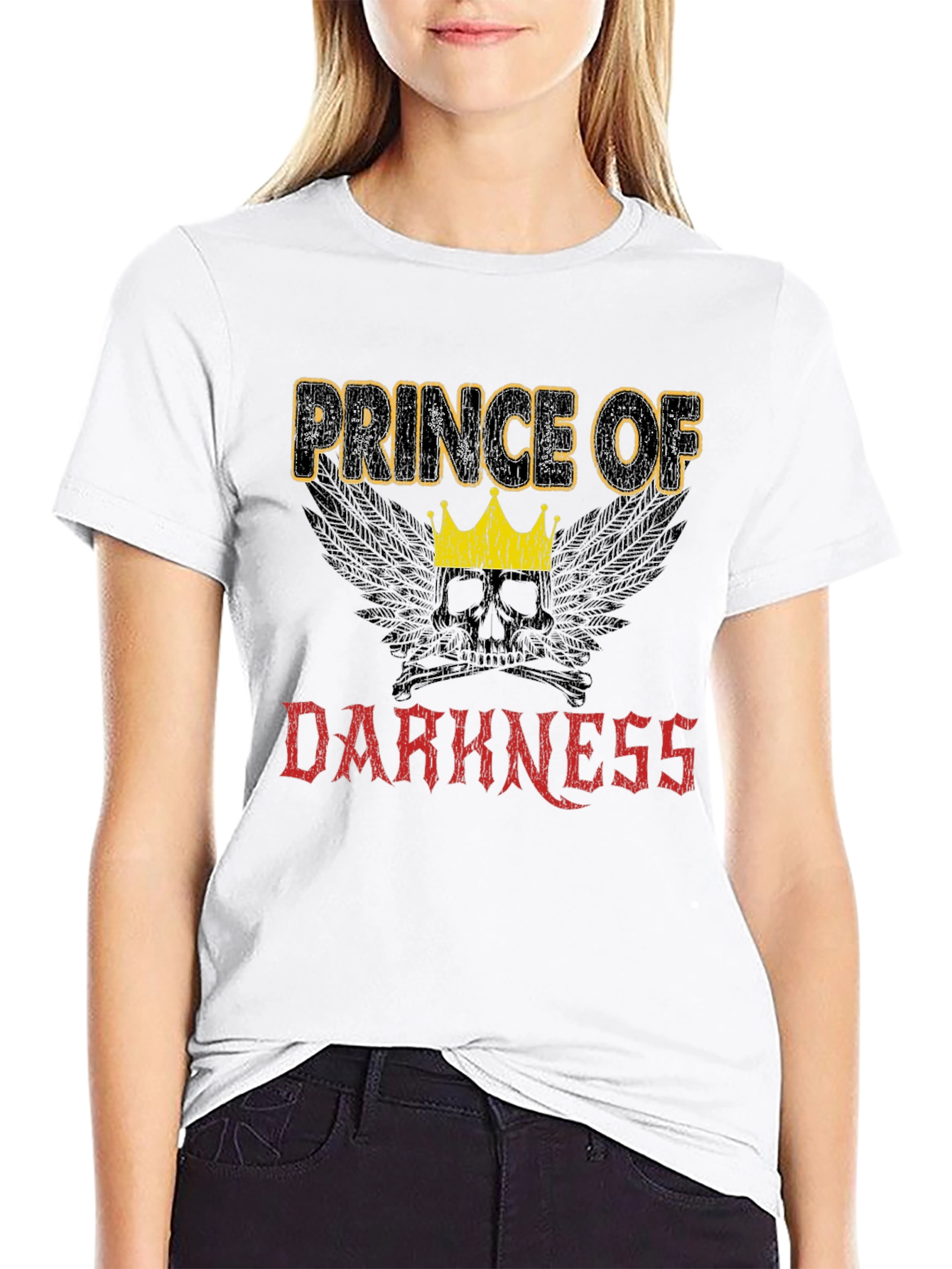 Prince of Darkness Black Graphic Tee
