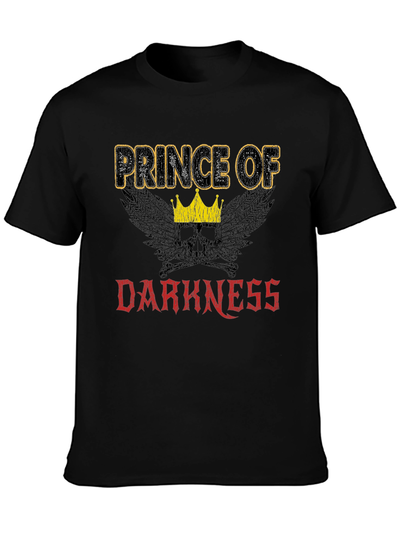 Prince of Darkness Black Graphic Tee