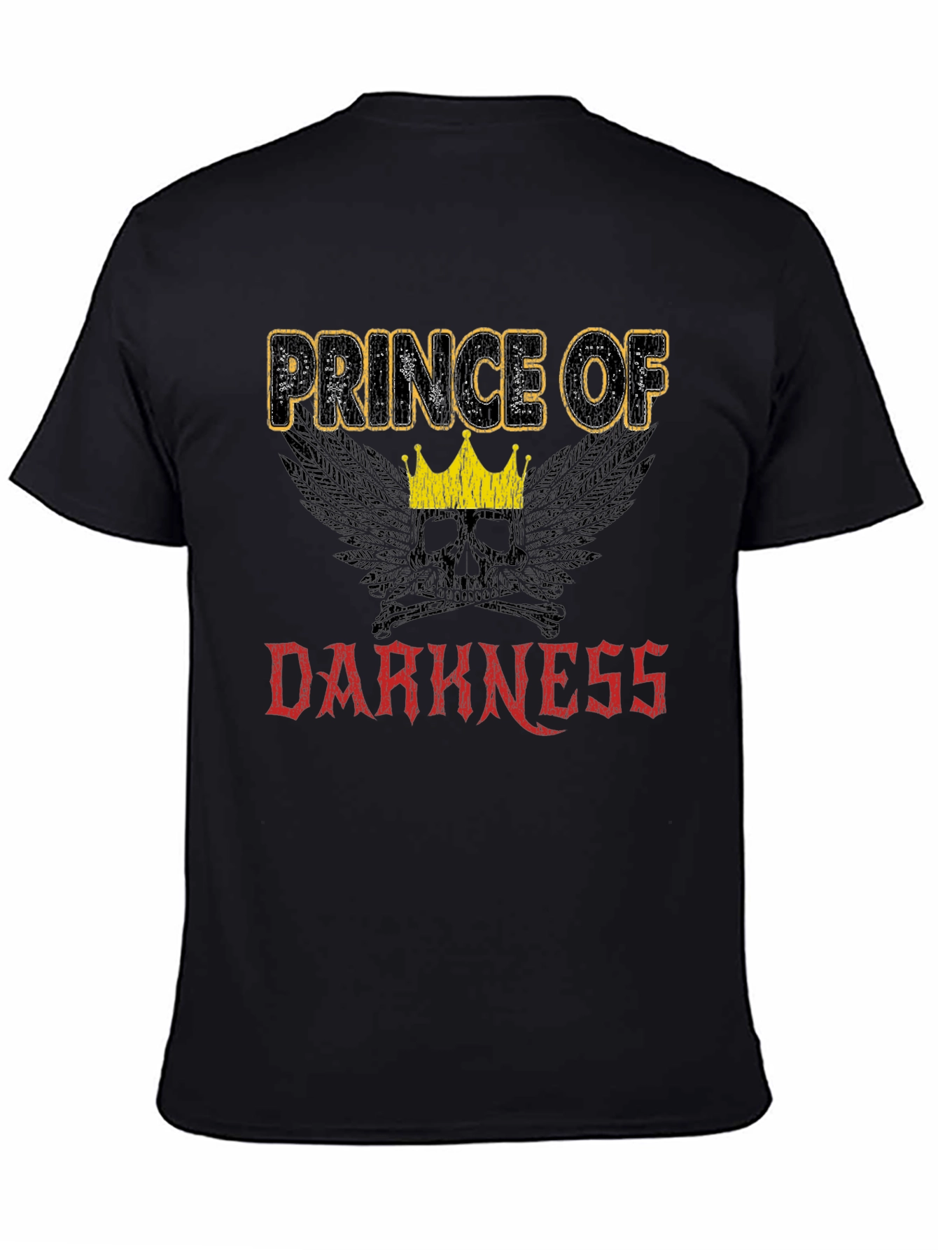 Prince of Darkness Black Graphic Tee