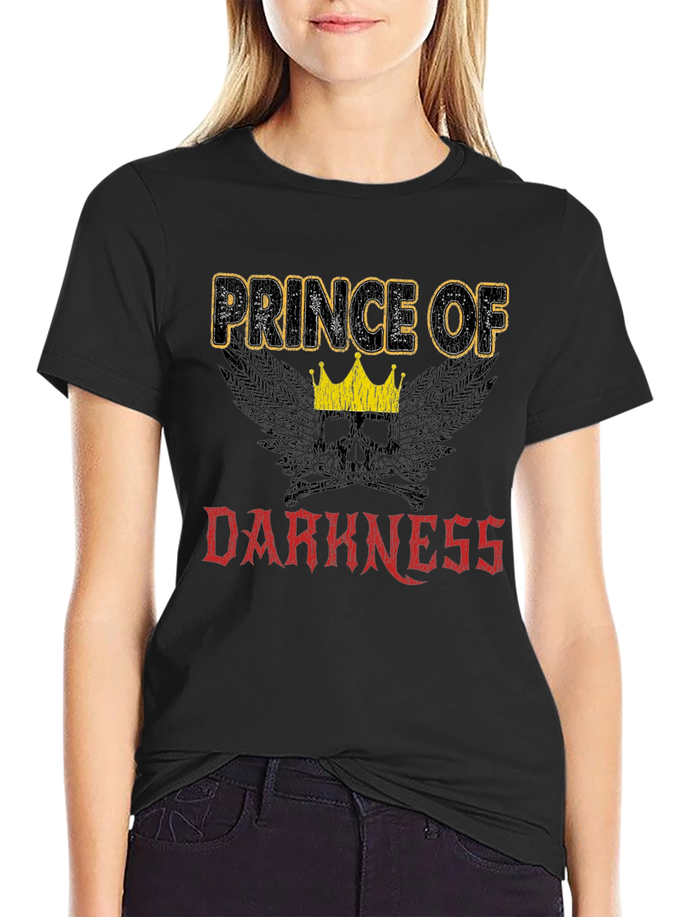 Prince of Darkness Black Graphic Tee