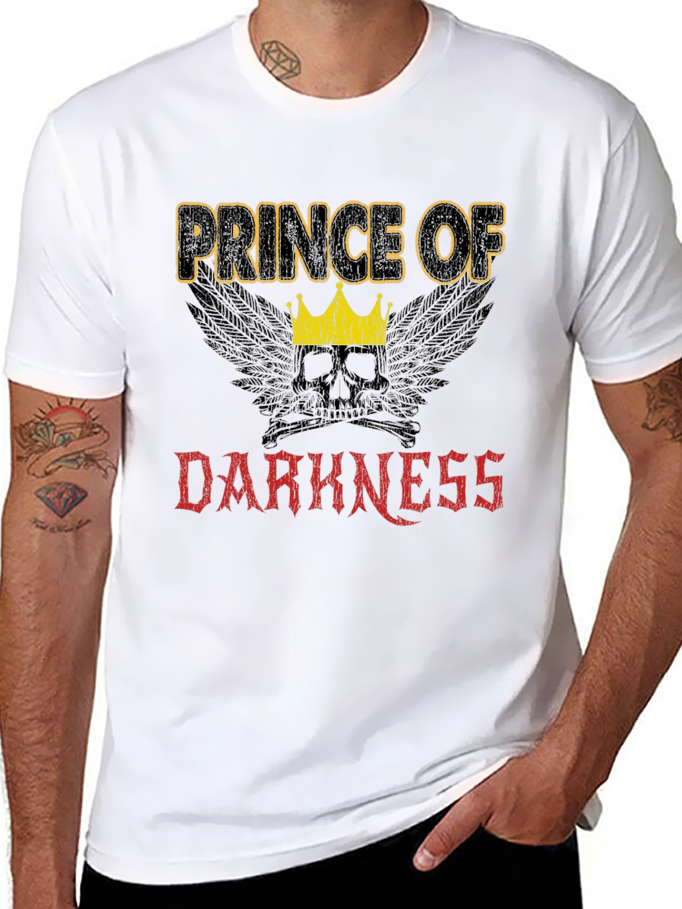 Prince of Darkness Black Graphic Tee