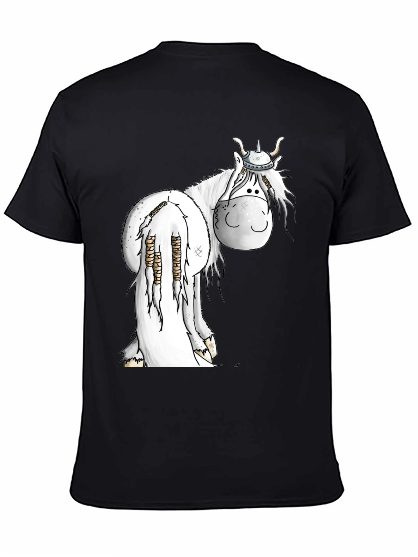 Viking Horse Black T-Shirt