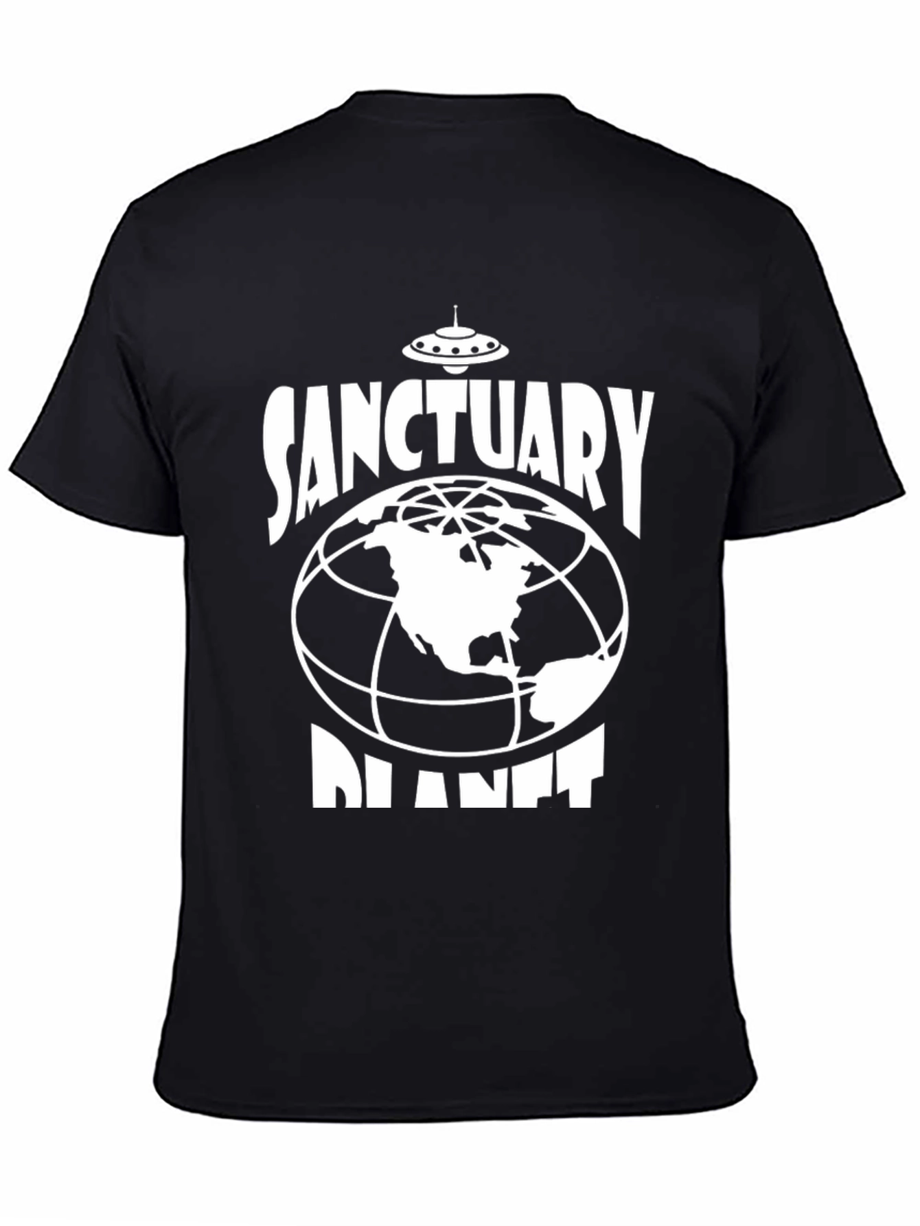 Sanctuary Planet Graphic T-Shirt - Black Cotton Blend