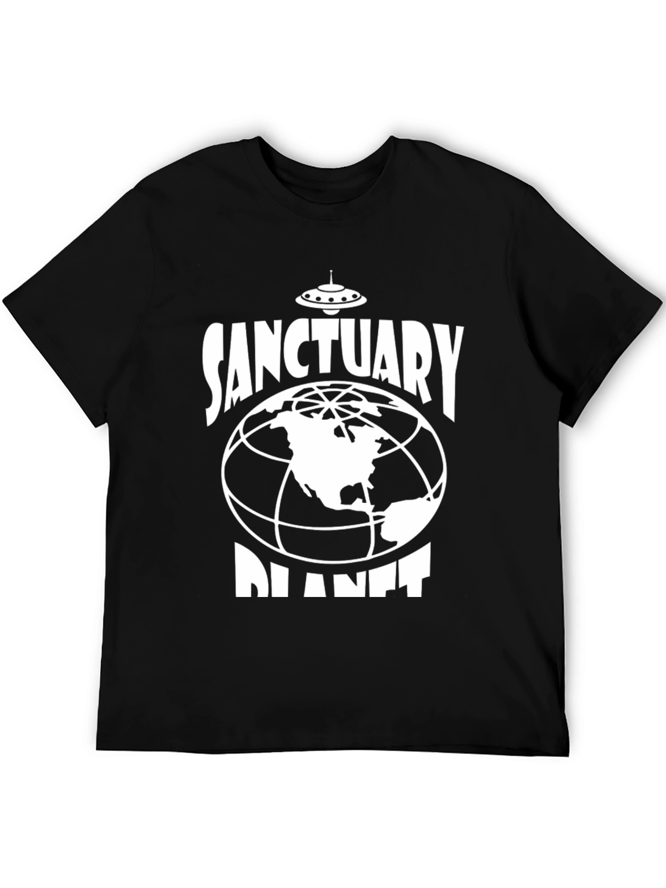 Sanctuary Planet Graphic T-Shirt - Black Cotton Blend