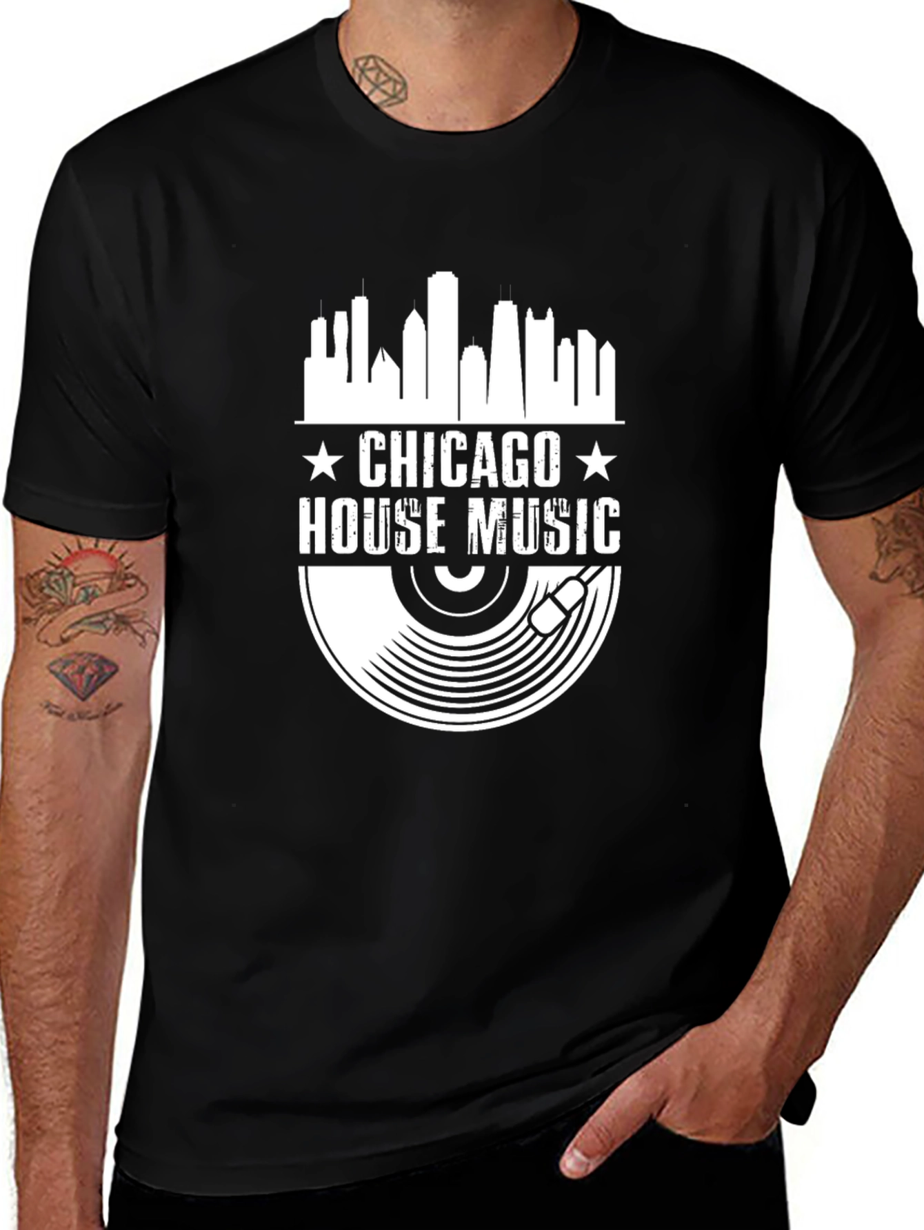 Chicago House Music Graphic T-Shirt