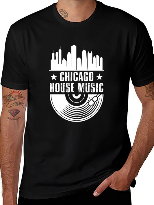 Chicago House Music Graphic T-Shirt