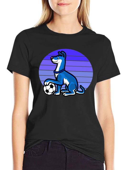 Soccer Dog Graphic T-Shirt – Fun Sports Dog Lover Tee