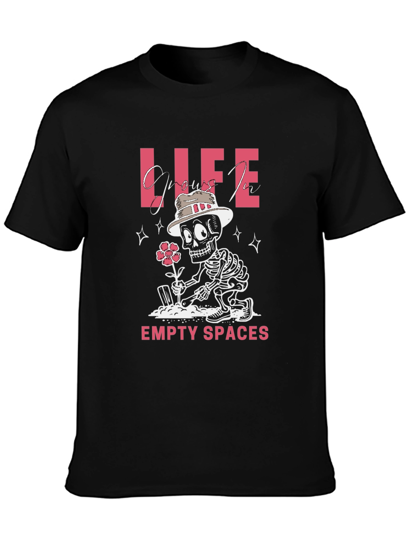 Life Grows in Empty Spaces Graphic T-Shirt