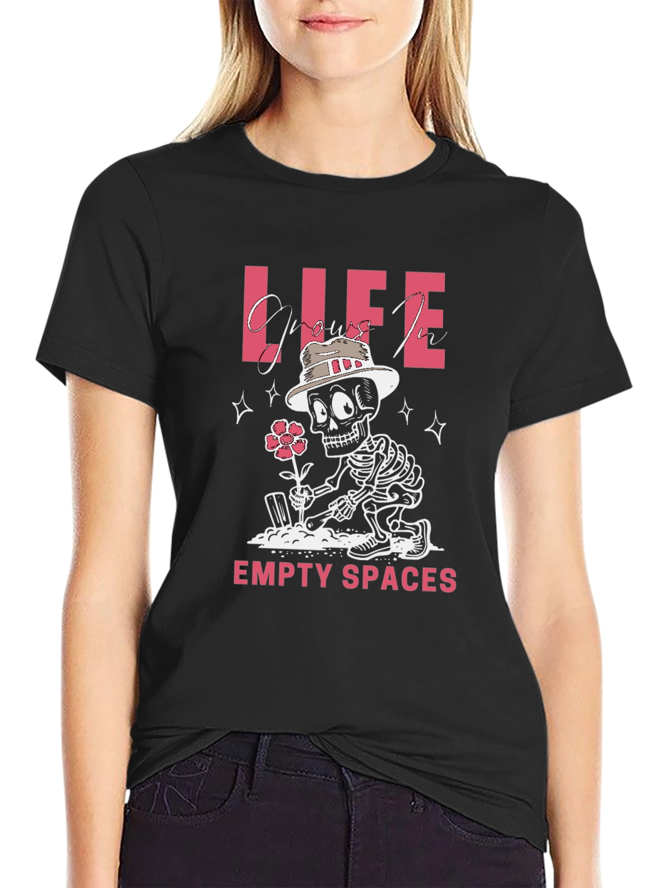 Life Grows in Empty Spaces Graphic T-Shirt