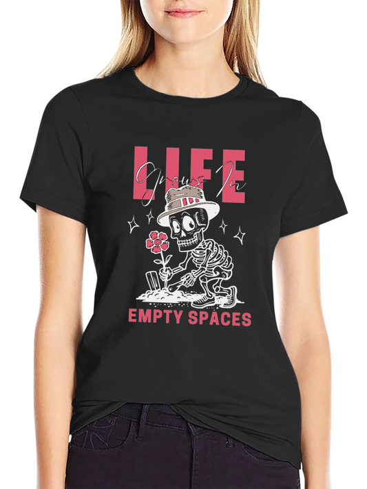 Life Grows in Empty Spaces Graphic T-Shirt