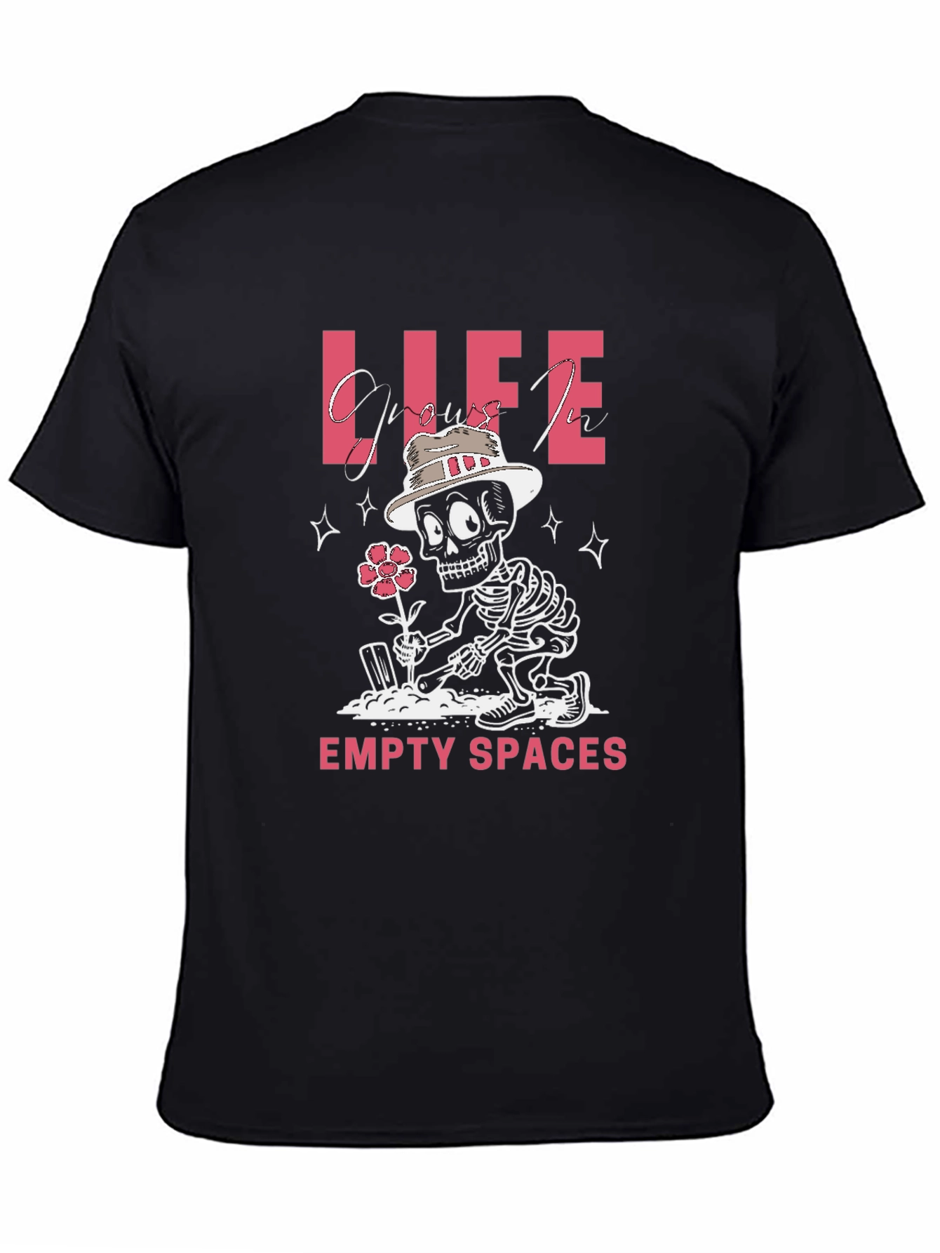 Life Grows in Empty Spaces Graphic T-Shirt