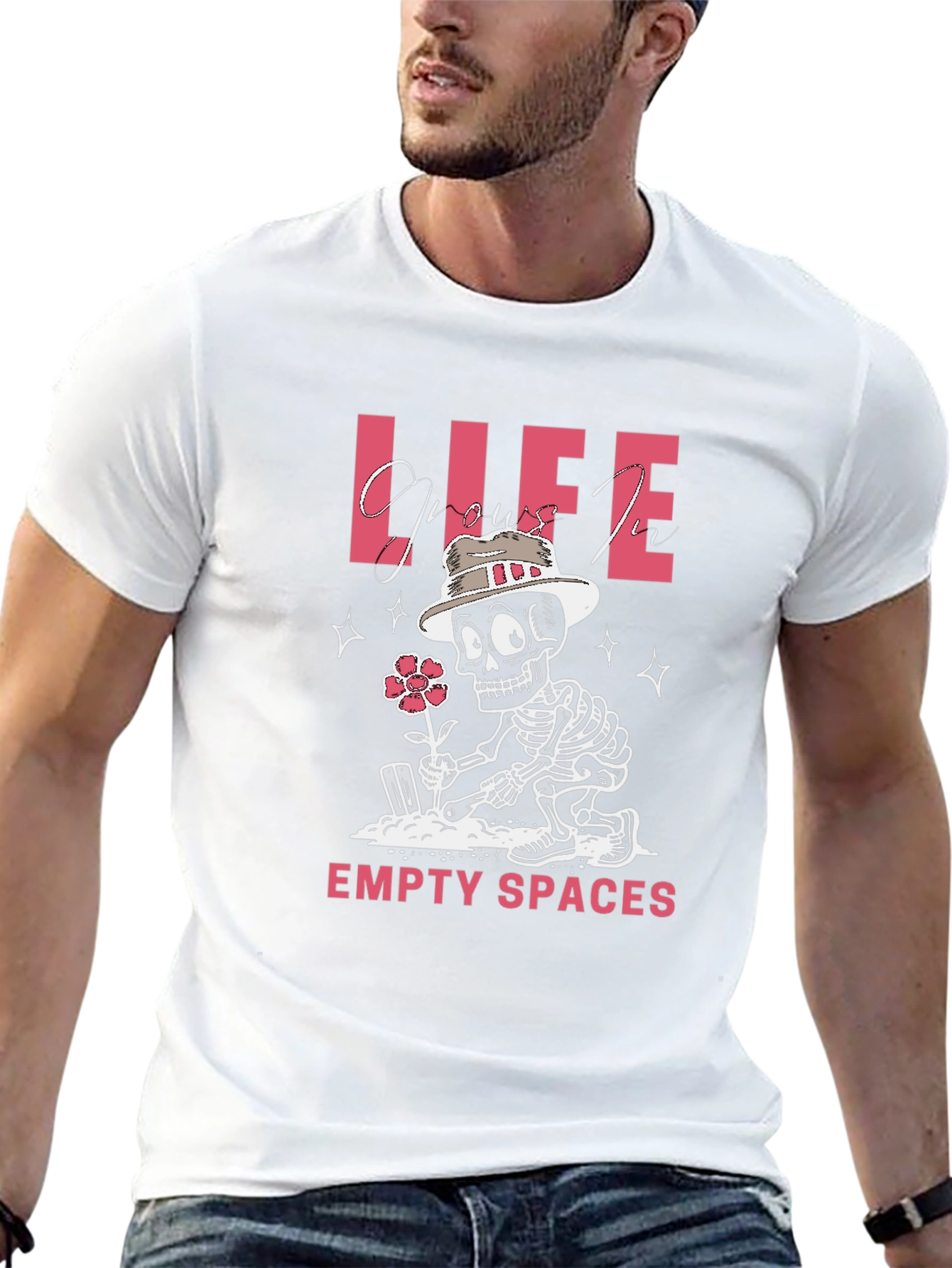 Life Grows in Empty Spaces Graphic T-Shirt