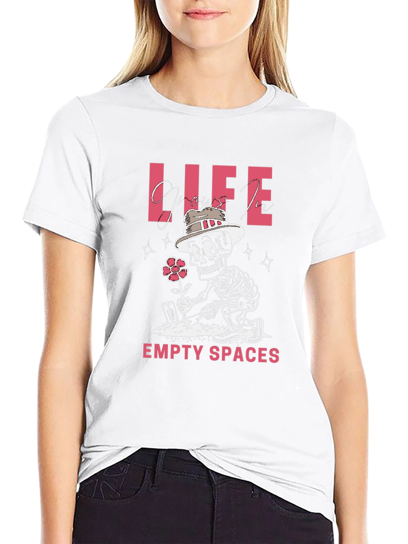 Life Grows in Empty Spaces Graphic T-Shirt
