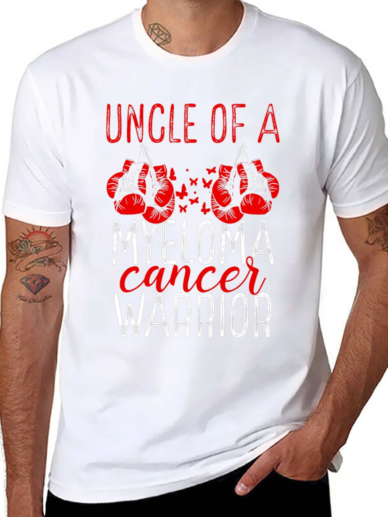 Uncle of a Myeloma Cancer Warrior T-Shirt