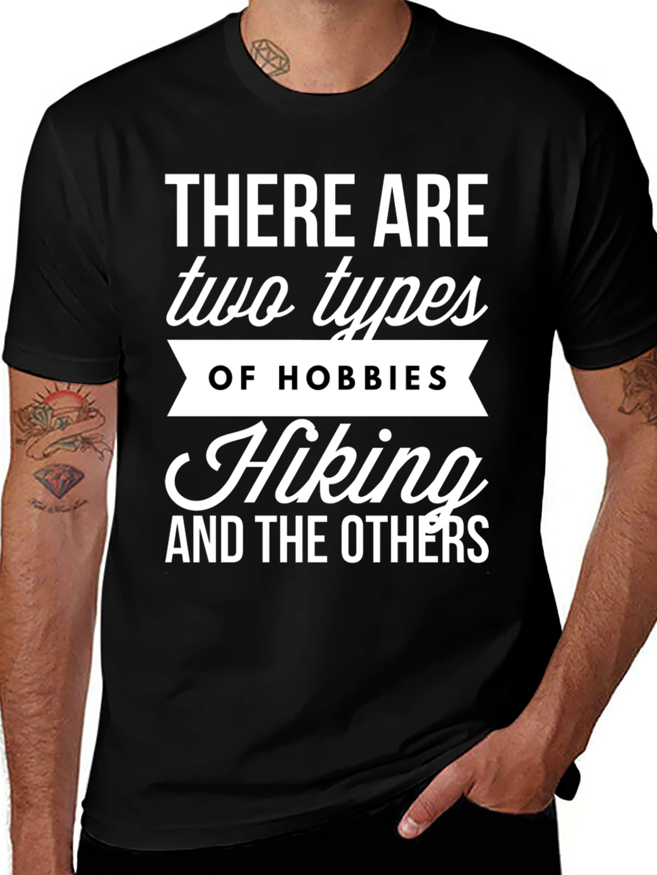 Hiking Hobbies Graphic Tee for Outdoor Lovers