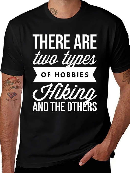 Hiking Hobbies Graphic Tee for Outdoor Lovers