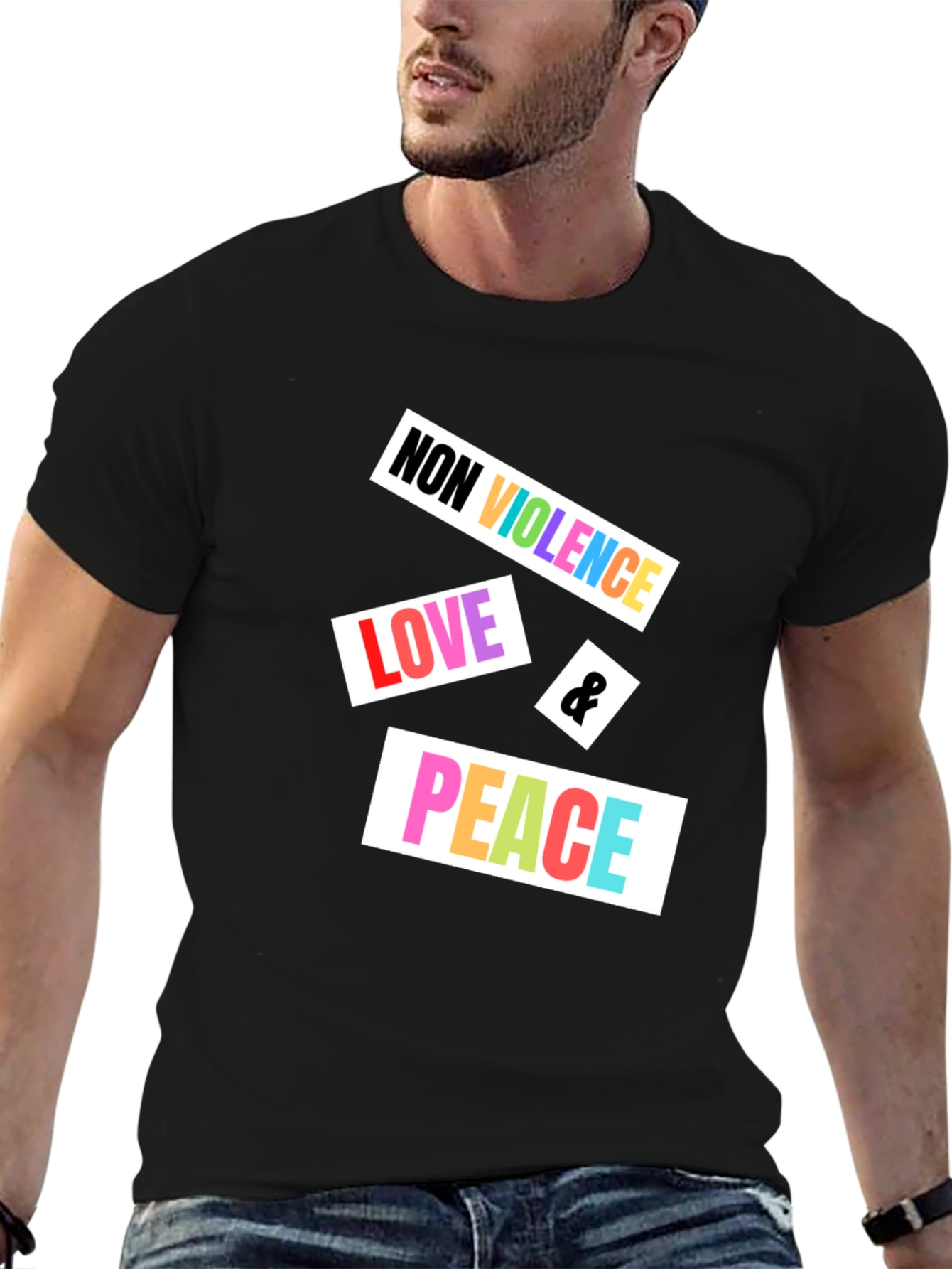 Non Violence Love & Peace Graphic Tee