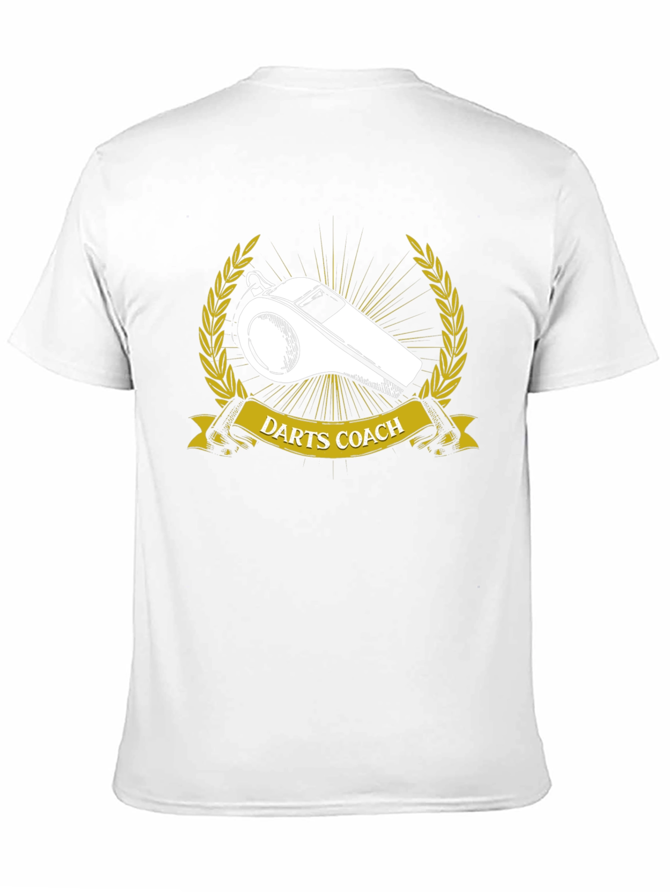 Darts Coach T-Shirt - Whistle Graphic Tee
