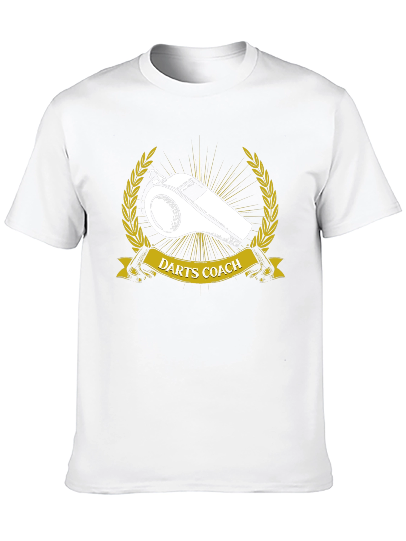 Darts Coach T-Shirt - Whistle Graphic Tee