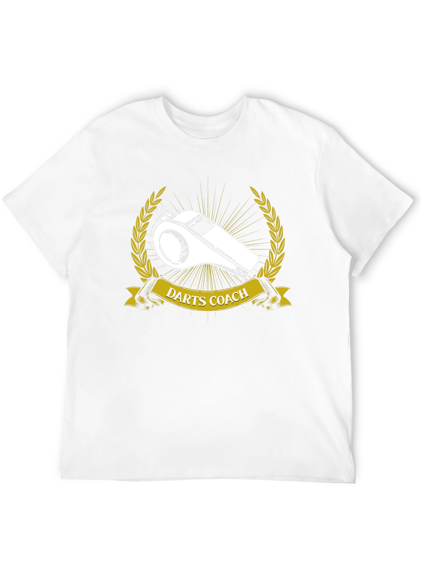 Darts Coach T-Shirt - Whistle Graphic Tee