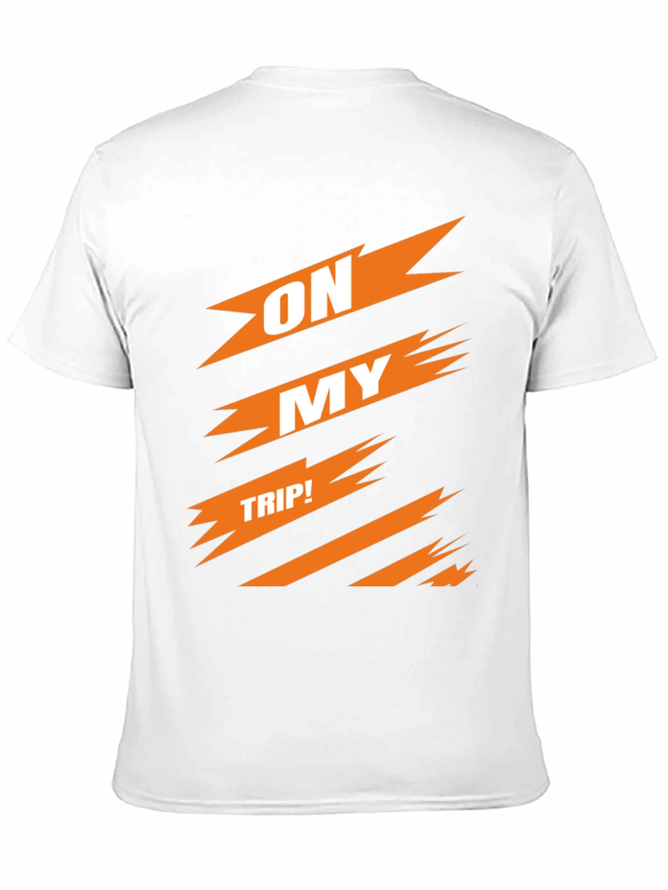 On My Trip Black Graphic Tee