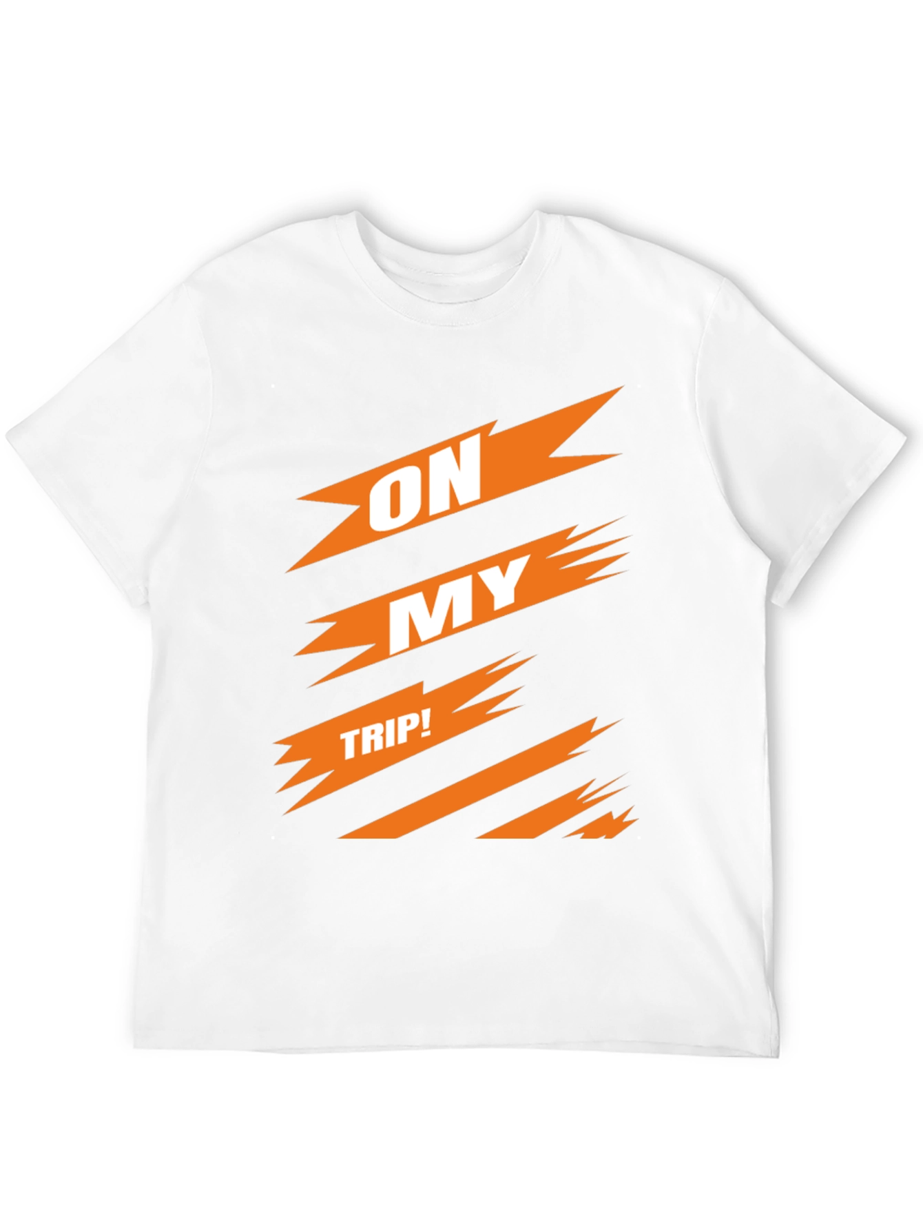 On My Trip Black Graphic Tee