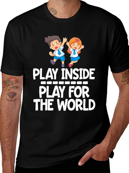 Play Inside Play For The World Kids T-Shirt
