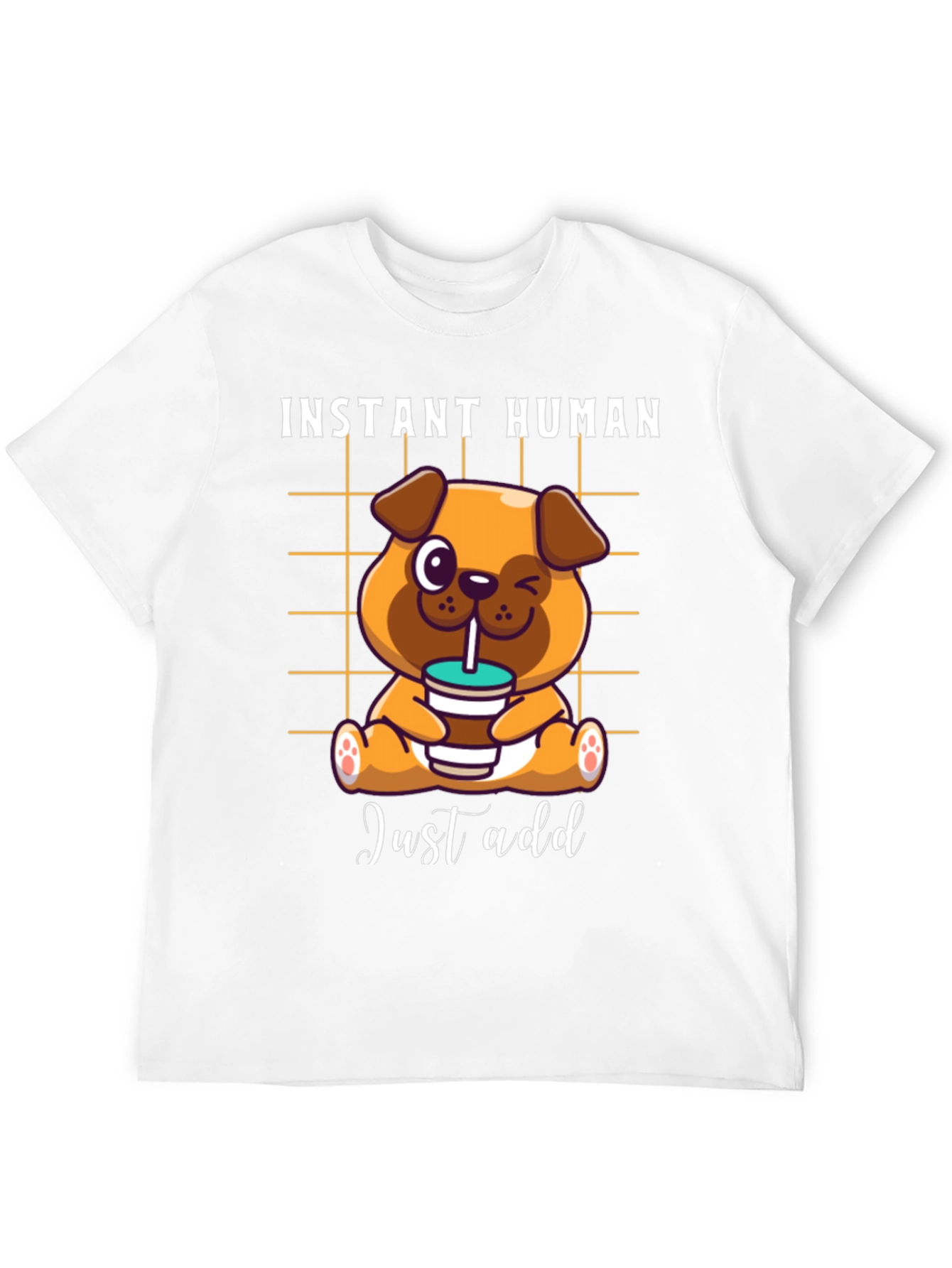 Instant Human Dog Coffee T-Shirt – Funny Dog Lover Tee