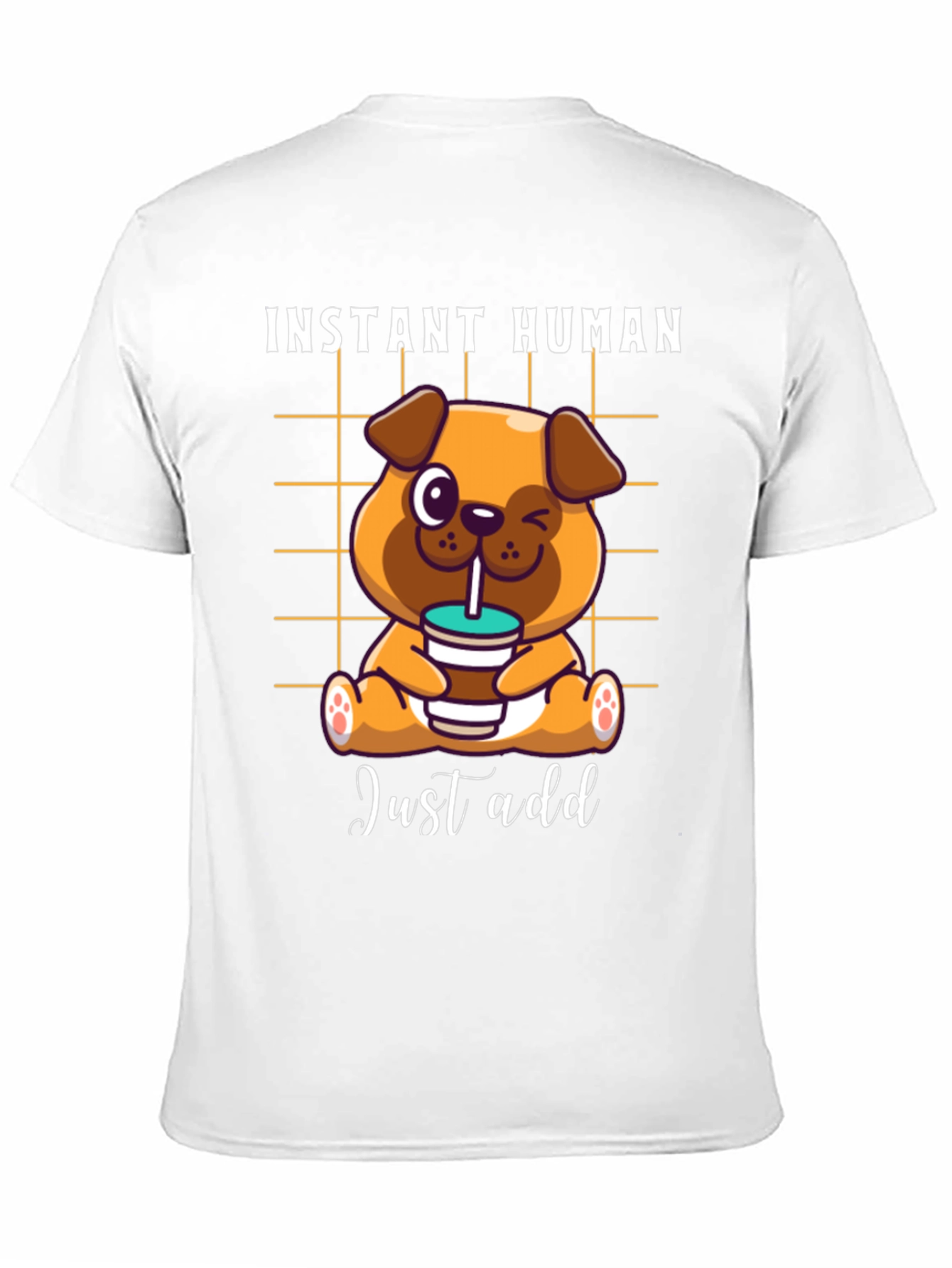 Instant Human Dog Coffee T-Shirt – Funny Dog Lover Tee