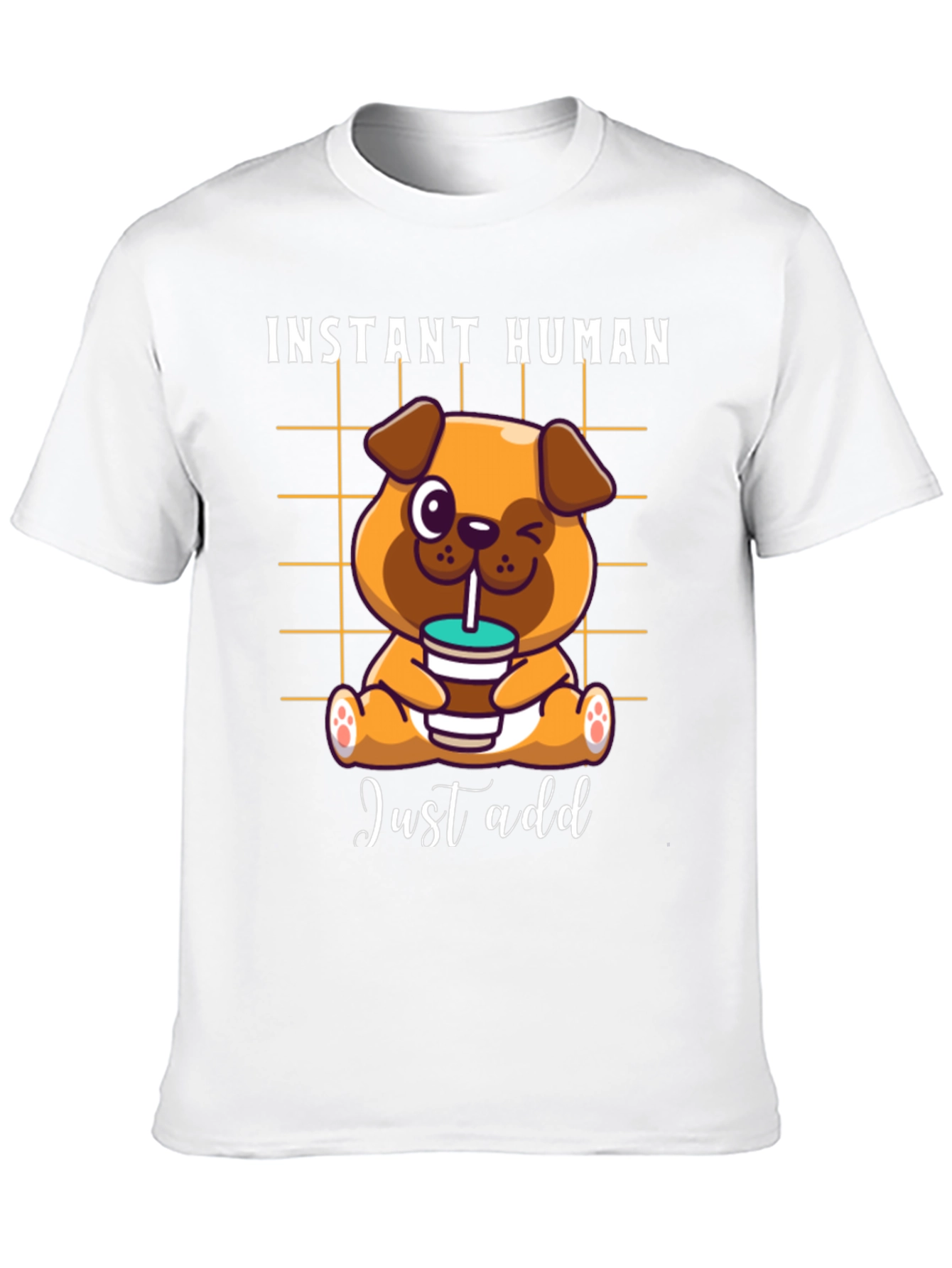 Instant Human Dog Coffee T-Shirt – Funny Dog Lover Tee