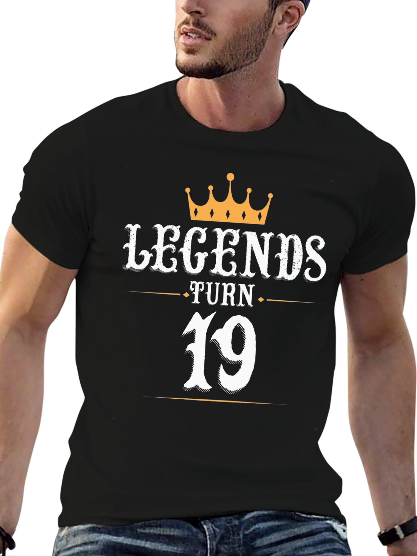 Legends Turn 19 Graphic T-Shirt - Birthday Gift