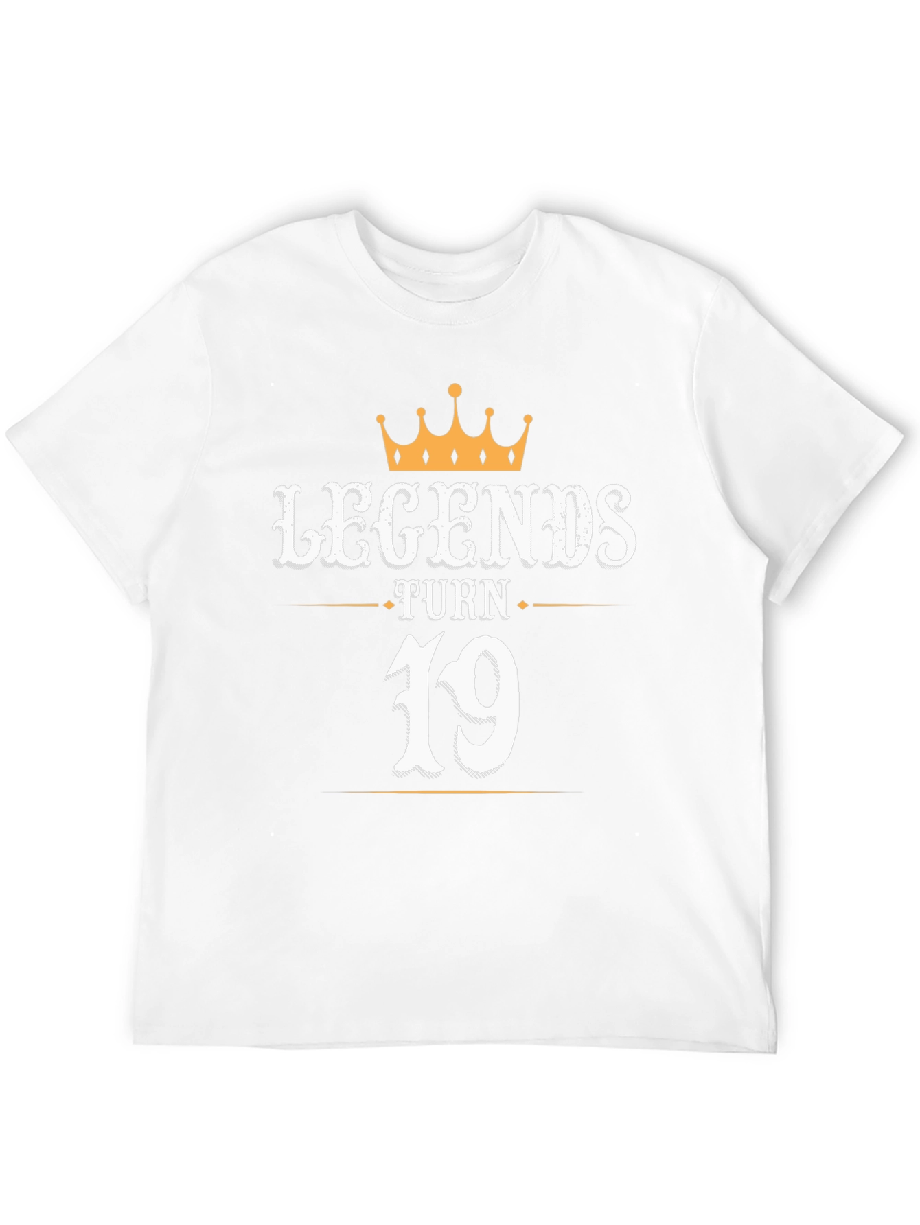 Legends Turn 19 Graphic T-Shirt - Birthday Gift