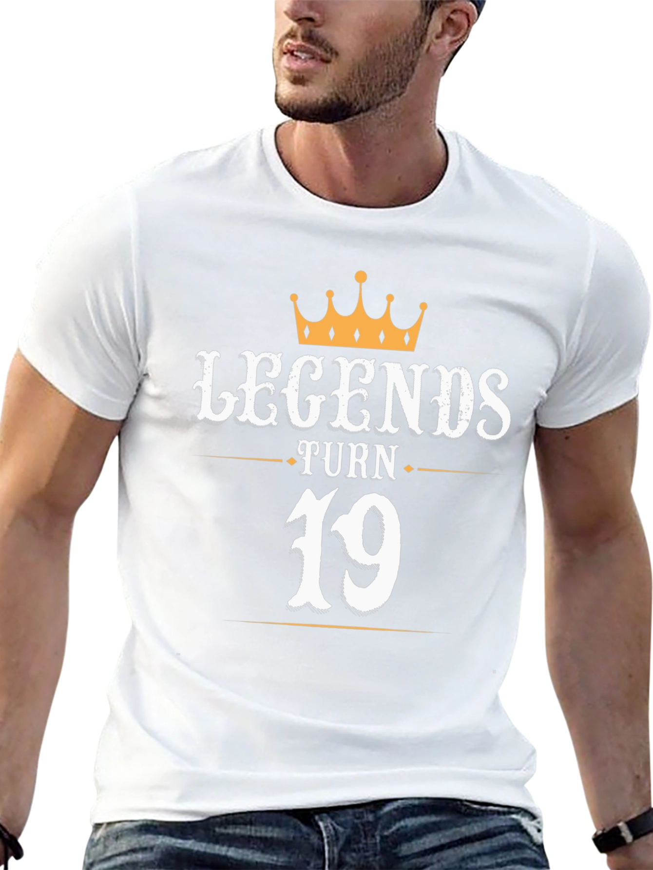 Legends Turn 19 Graphic T-Shirt - Birthday Gift