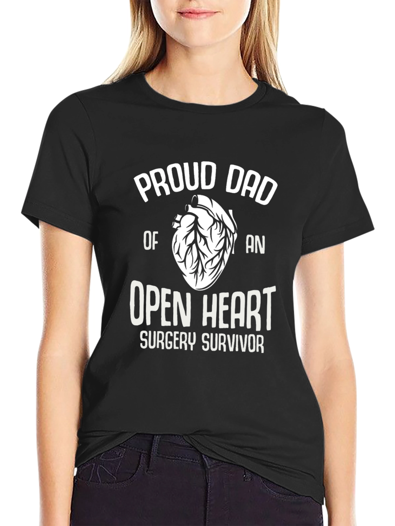 Proud Dad Open Heart Surgery Survivor T-Shirt