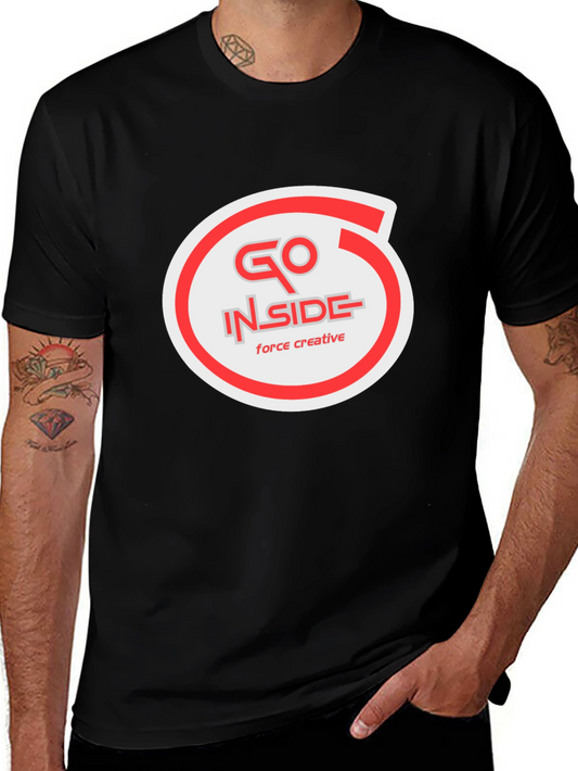 Go Inside Creative Black T-Shirt