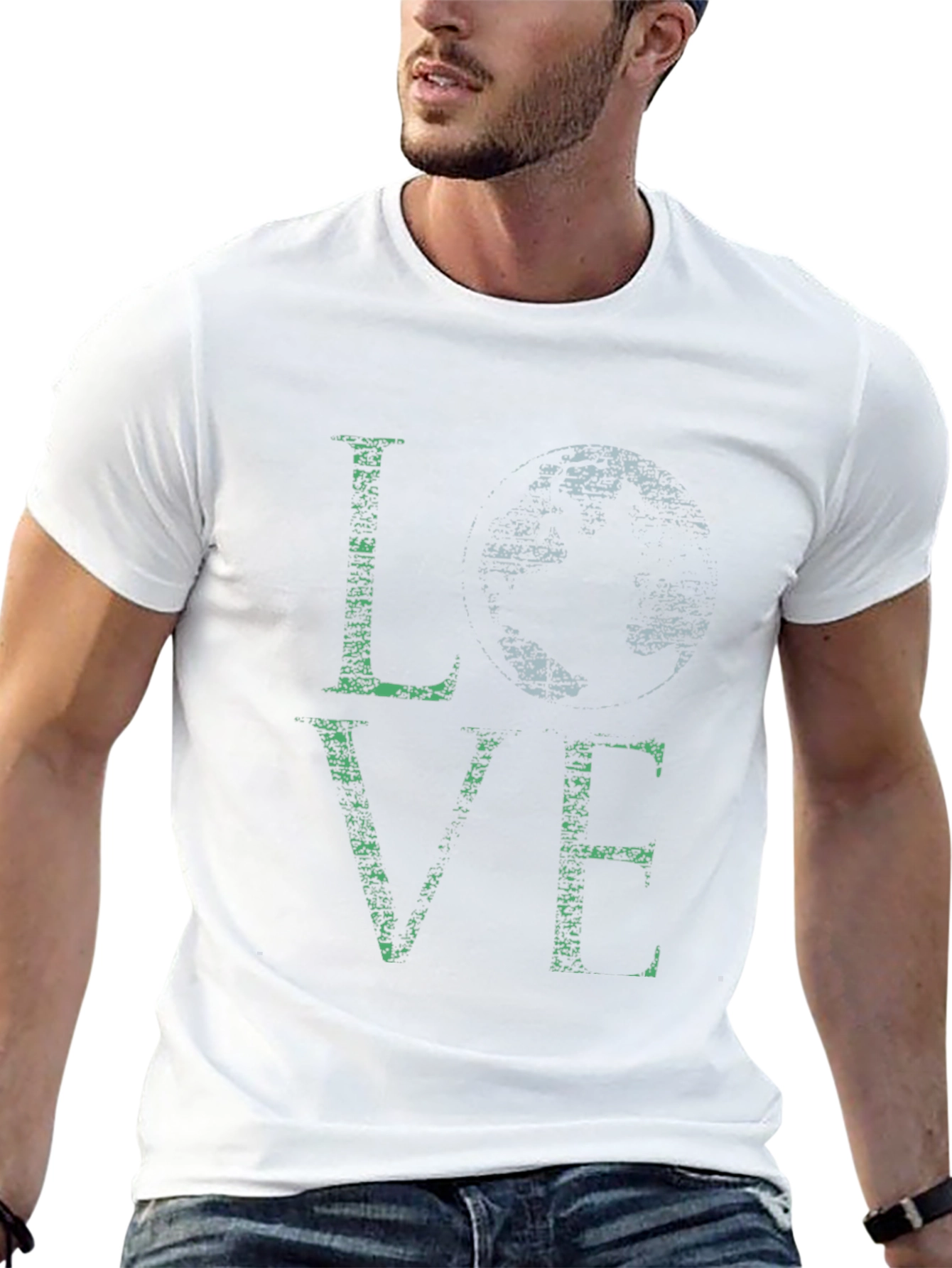 Love Shamrock Graphic Tee - Black Casual T-Shirt