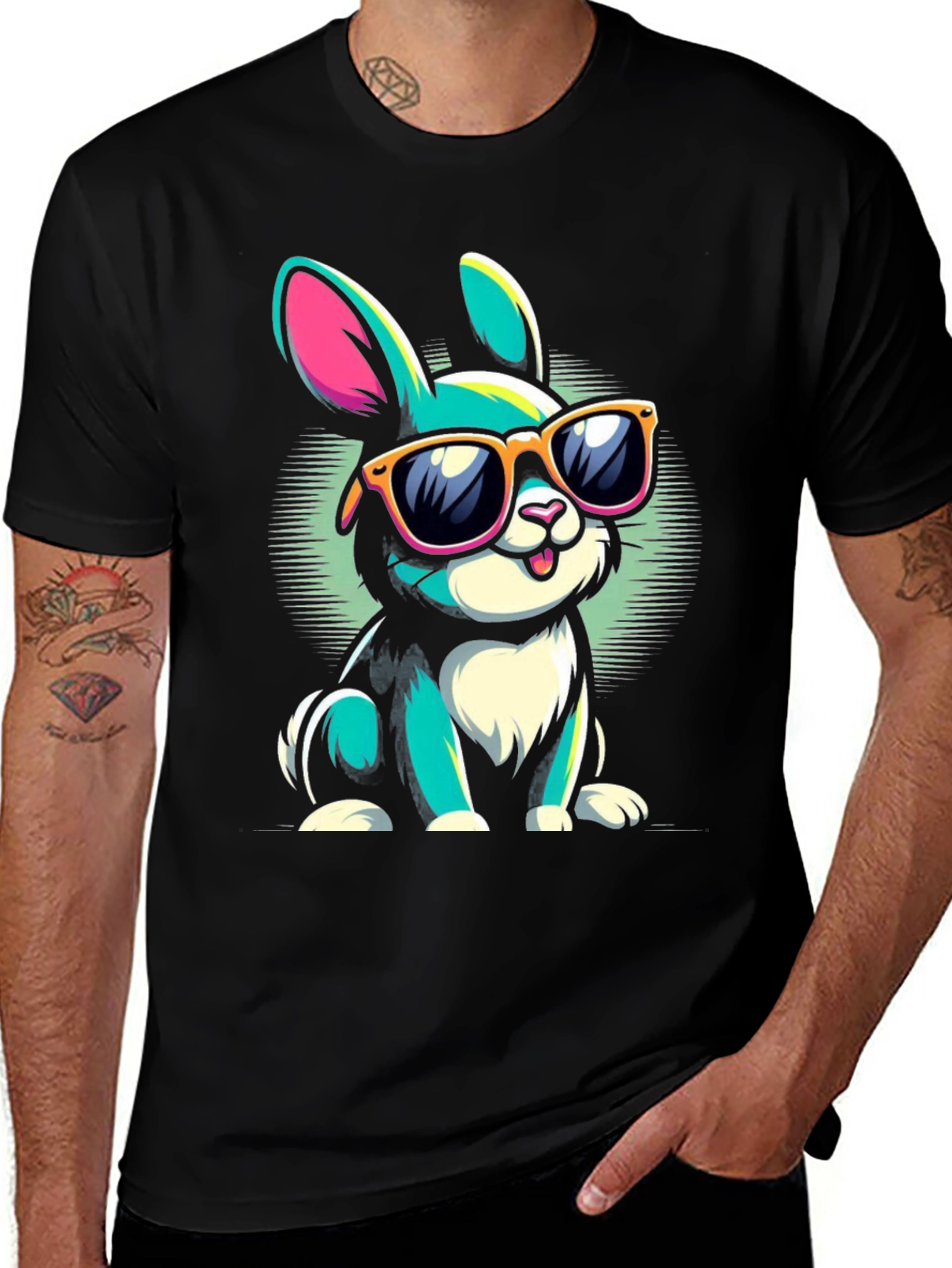 Cool Bunny Graphic Tee