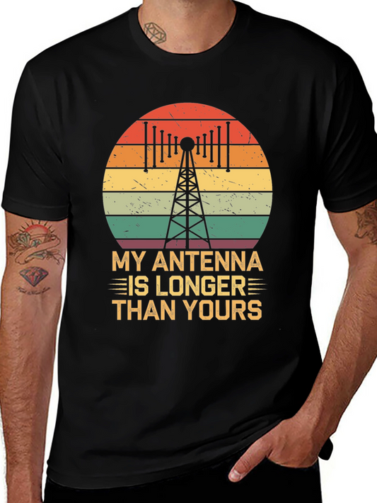 Antenna Longer Than Yours Funny Ham Radio T-Shirt