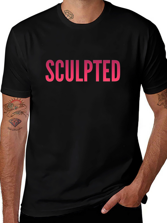 Sculpted Text Graphic Tee