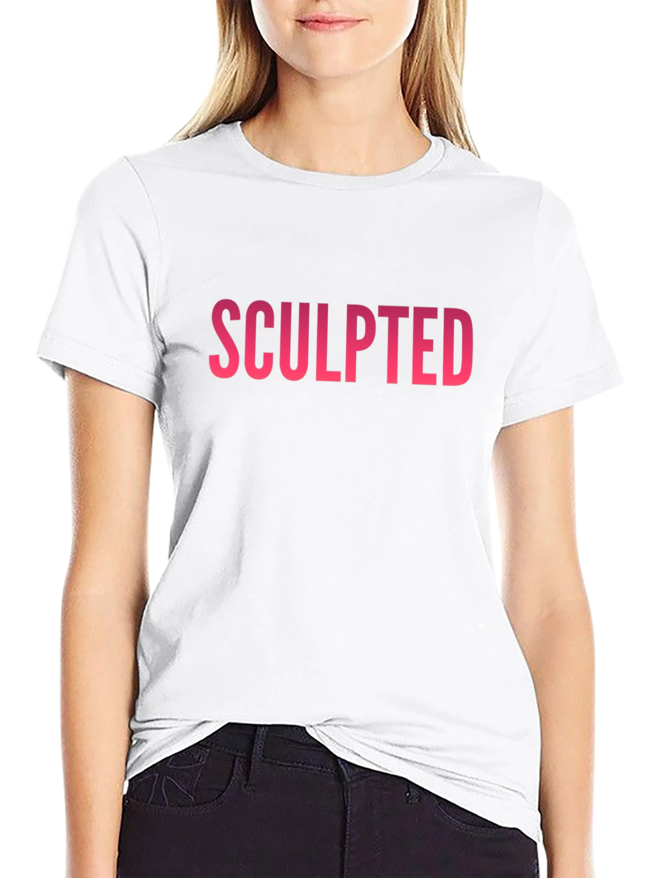 Sculpted Text Graphic Tee