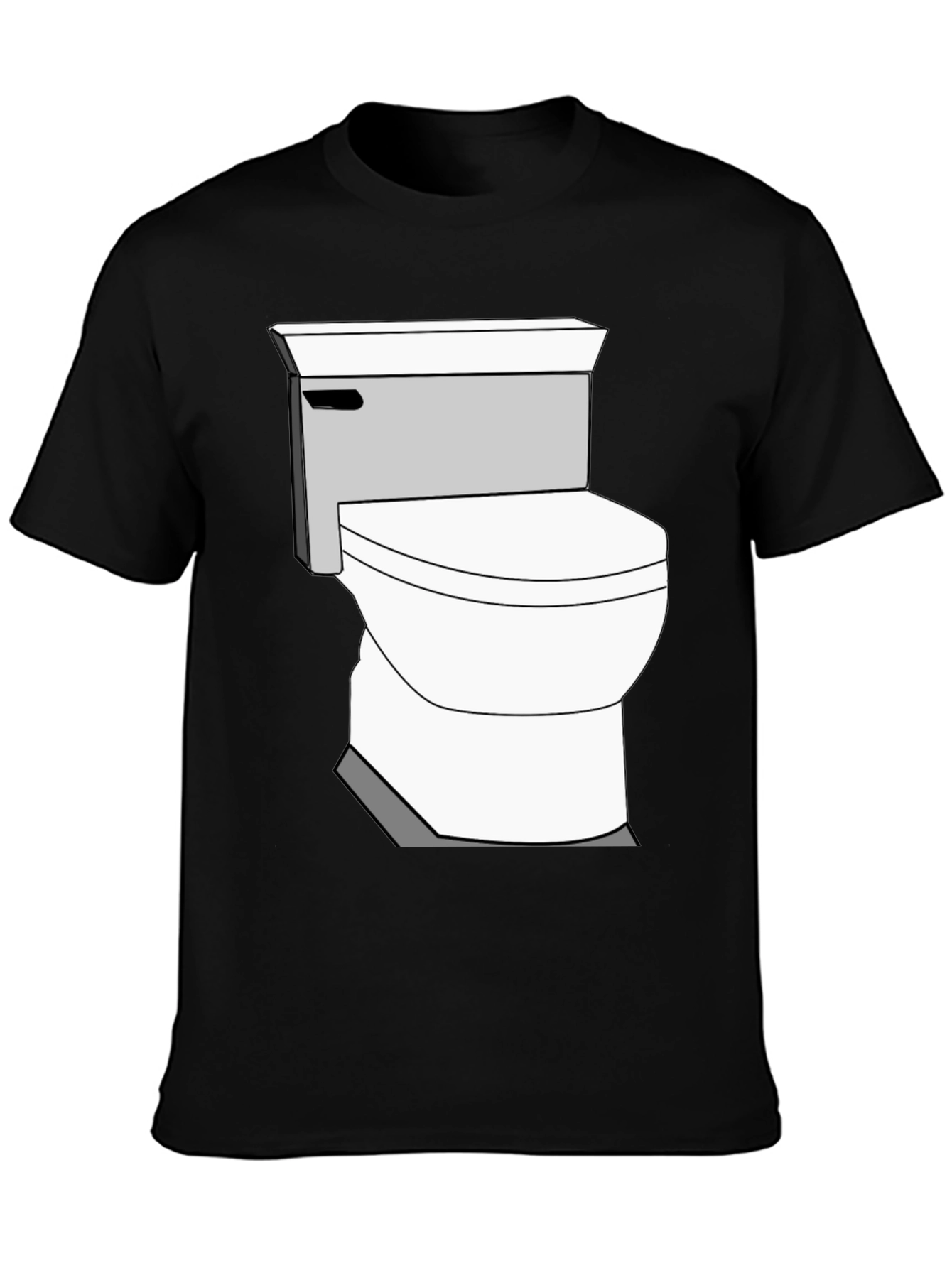 Toilet Graphic Tee - Funny Novelty T-Shirt