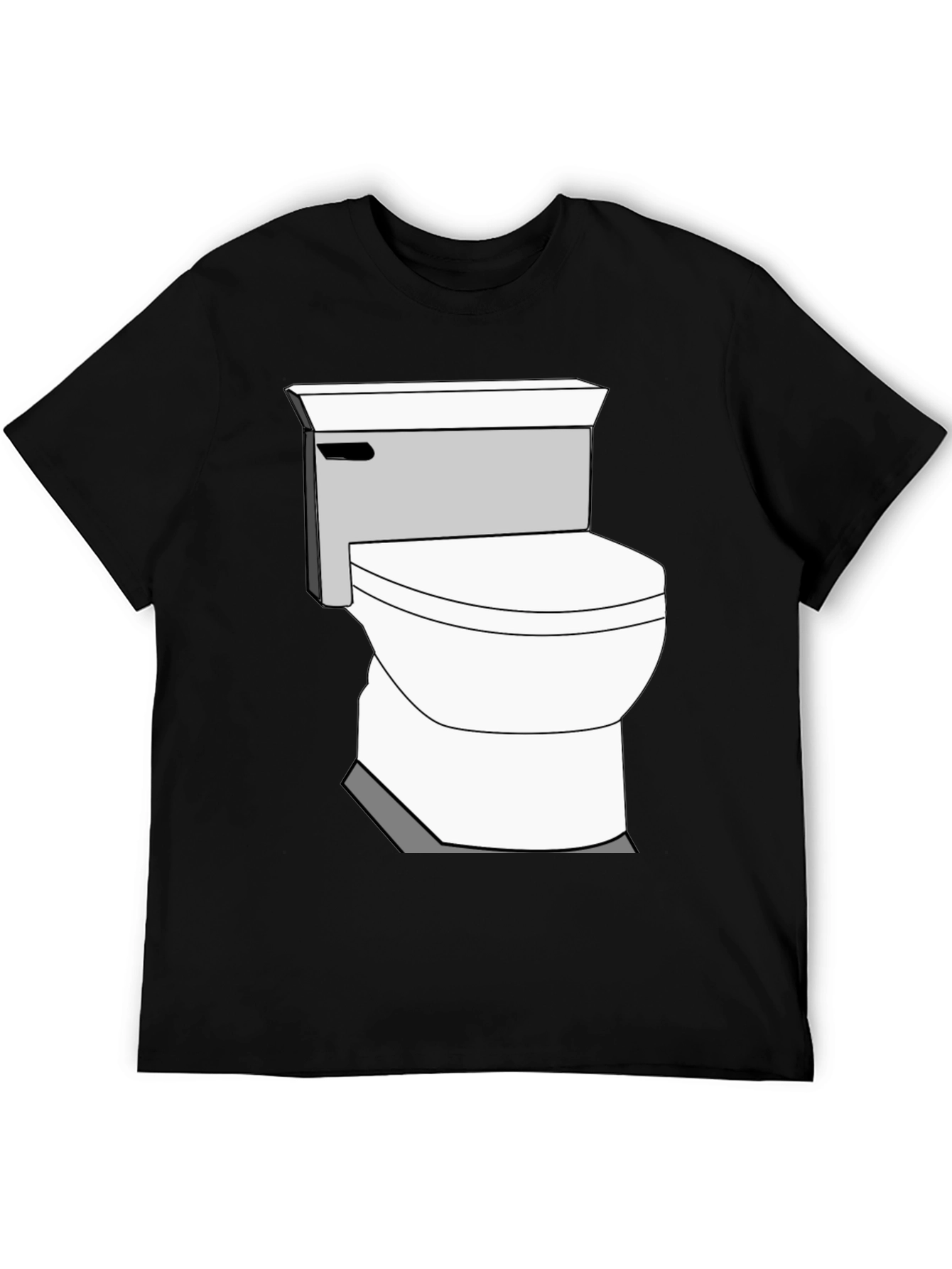 Toilet Graphic Tee - Funny Novelty T-Shirt
