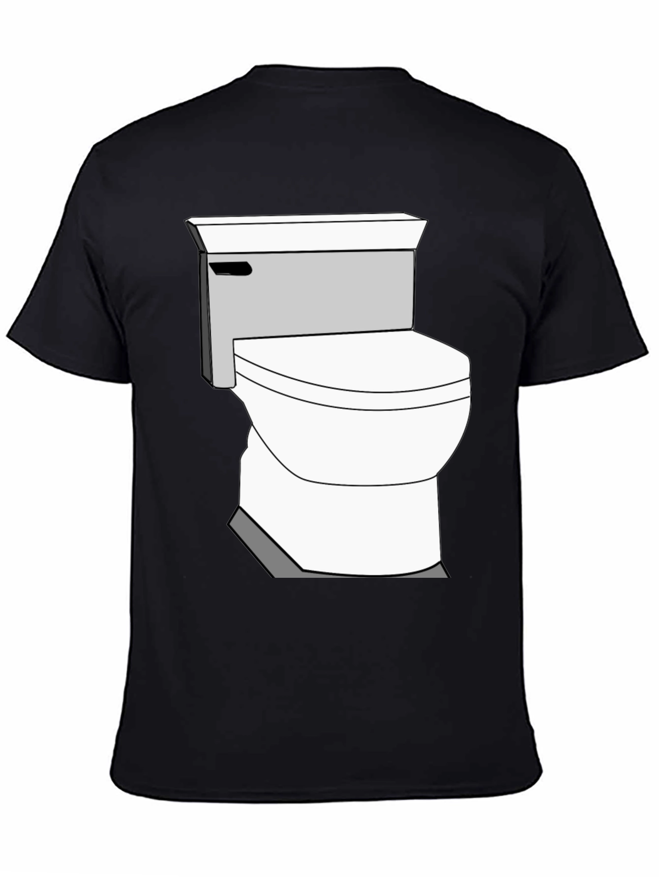Toilet Graphic Tee - Funny Novelty T-Shirt