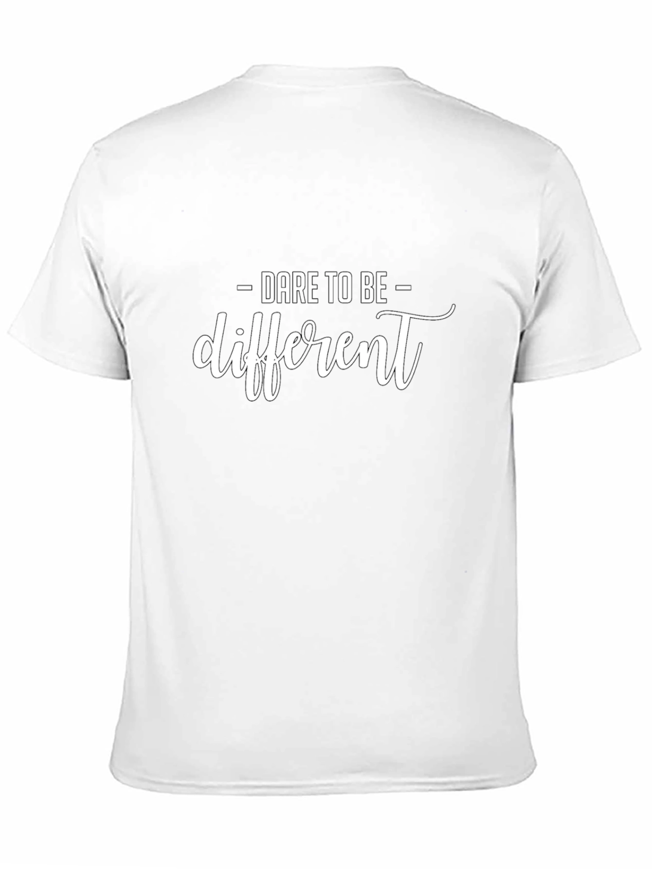 Dare to Be Different Black T-Shirt