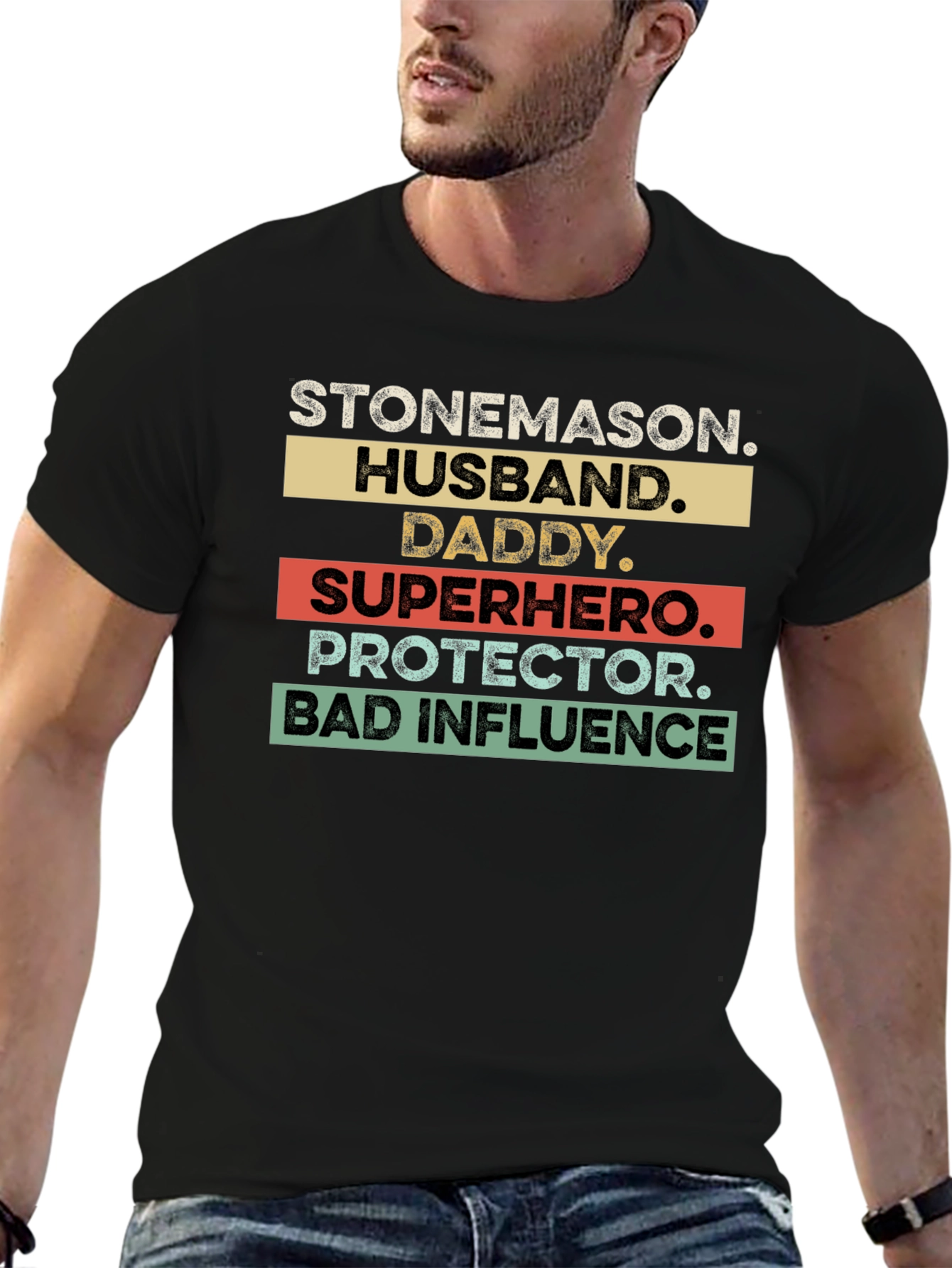 Stonemason Hero Graphic T-Shirt