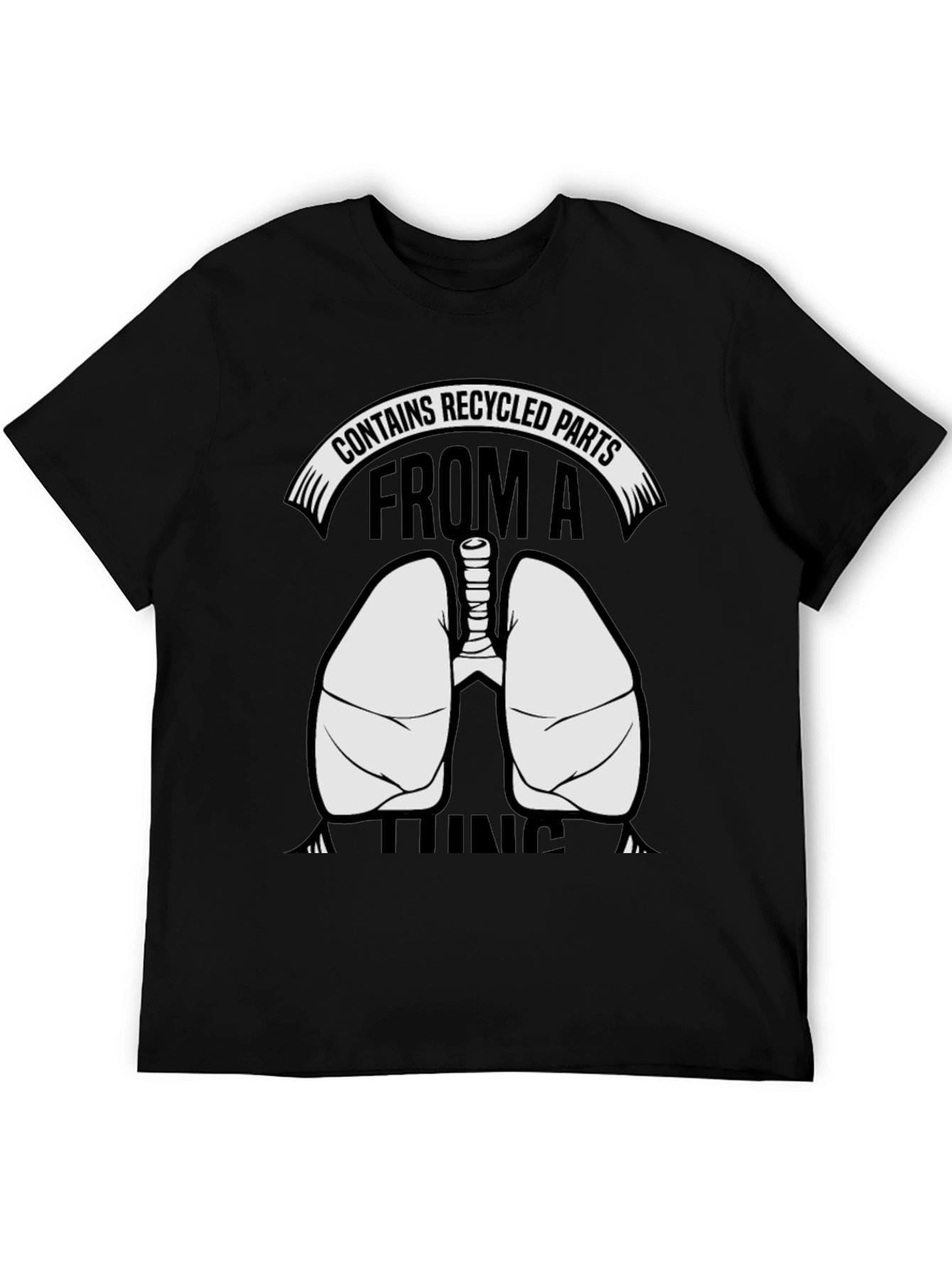 Contains Recycled Parts Lungs Graphic T-Shirt