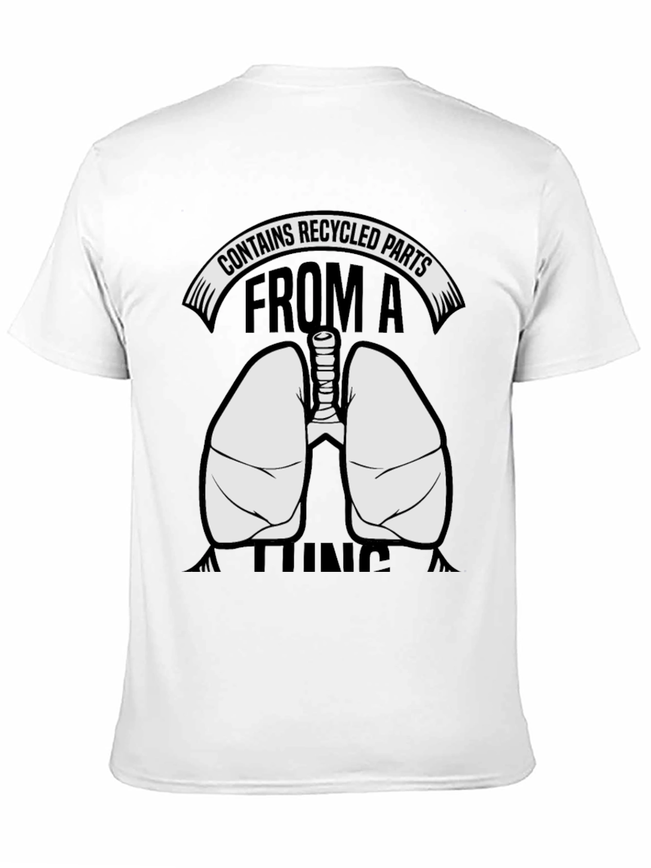 Contains Recycled Parts Lungs Graphic T-Shirt