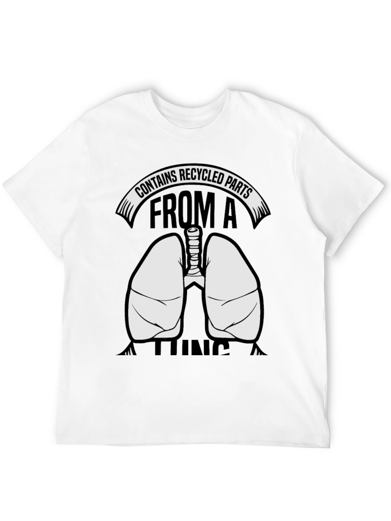 Contains Recycled Parts Lungs Graphic T-Shirt