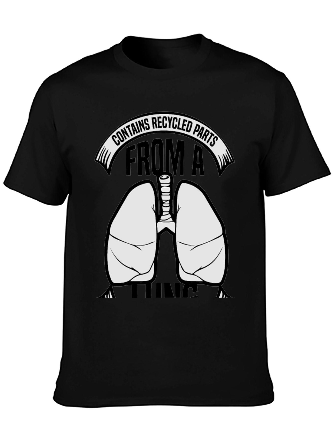 Contains Recycled Parts Lungs Graphic T-Shirt